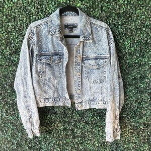 Forever 21 Acid Wash Jean Jacket